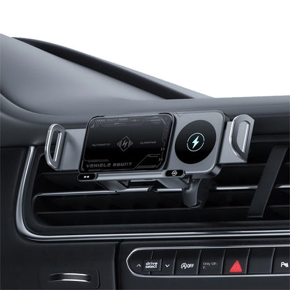Smart Automatic Car Phone Holder with Wireless Fast Charger