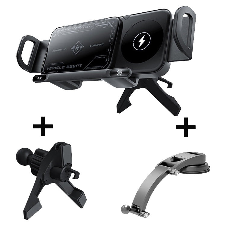 Smart Automatic Car Phone Holder with Wireless Fast Charger