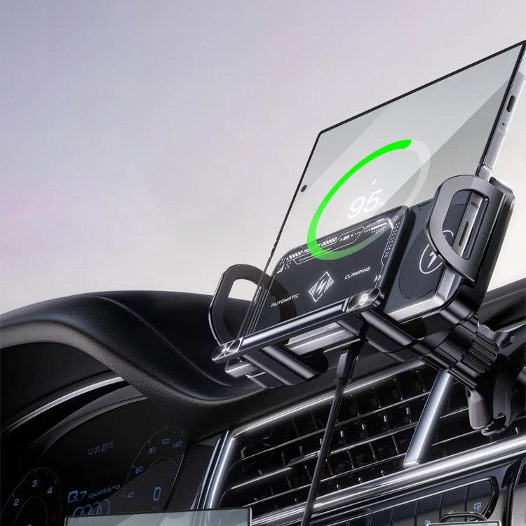 Smart Automatic Car Phone Holder with Wireless Fast Charger